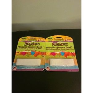 Two Bugables Mosquito Repellant Band - Citronella Plus - Two New 1 Band Packs